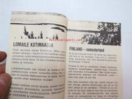 E-Hotellit / E- Hotellen suomi Finland -esite, sisältää myös huoltoasemien luettelon