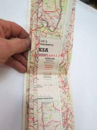 Matkailukartta Saksa 1958 Foldex