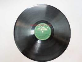 Rytmi VR 7015 Harmonikkatytöt Eini Kotiranta &amp; Maire Tammenlaakso - Helmiä etelästä / Reino Helismaa -Suutarin tyttären pihalla -savikiekkoäänilevy, 78 rpm