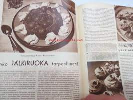 Kotiliesi 1957 nr 3 helmikuu I, ilmestynyt 1.2.1957, sis. mm. seur. artikkelit / kuvat / mainokset; Kieku ja Kaiku, Kastor, Voi, Raisio Juhlavehnäs, Naisen kaksi