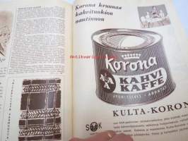 Kotiliesi 1957 nr 3 helmikuu I, ilmestynyt 1.2.1957, sis. mm. seur. artikkelit / kuvat / mainokset; Kieku ja Kaiku, Kastor, Voi, Raisio Juhlavehnäs, Naisen kaksi