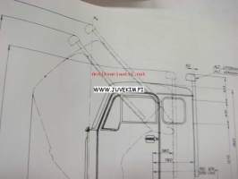 Volvo Chassis Drawing F 88 4x2 3.76 with Continental Brake System -piirustukset