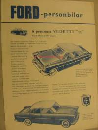Ford - personbilar åm. 1955 broschyr