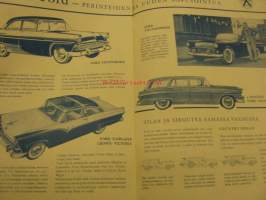 Ford - personbilar åm. 1955 broschyr