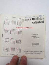 Suomen Teiniliiton kalenteri 1968 - 1969 -calendar