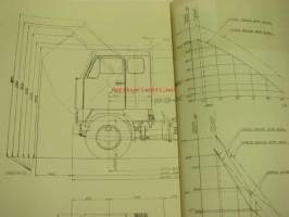 Volvo Chassis Drawing G 88-35 4x2 9.70 -piirustukset
