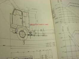 Volvo Chassis Drawing F 88-56 4x2 9.70 -piirustukset