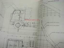 Volvo Chassis Drawing F 88-53 4x2 9.70 -piirustukset