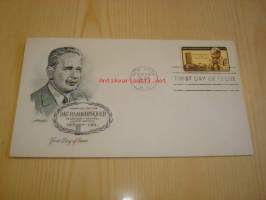 YK pääsihteeri Dag Hammarskjöld ensipäiväkuori FDC 1962 USA