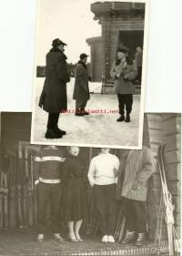 Ajan hiihtomuotia  / Lapin hangilla 1950/1960-luvuilla - valokuva 2 kpl