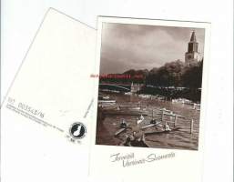 Turku Aurajoki    - paikkakuntapostikortti postikortti kulkematon