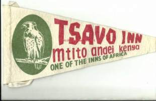 Tsavo Inn Kenya Africa 35x15 cm
