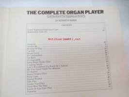 The Complete Organ Player - Teaches you everything you need to know in order to play modern style organ - Left hand and Toe supplement Book 2 -oppikirja /