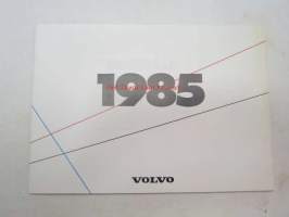 Volvo 1985 mallisto -myyntiesite / sales brochure