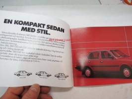 Volvo 1985 mallisto -myyntiesite / sales brochure