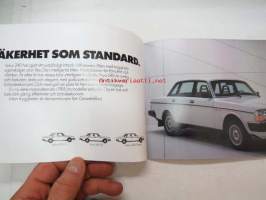 Volvo 1985 mallisto -myyntiesite / sales brochure