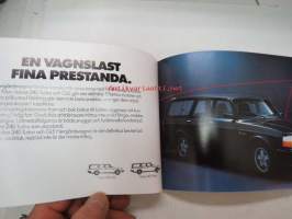 Volvo 1985 mallisto -myyntiesite / sales brochure