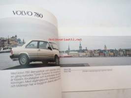 Volvo 1988 mallisto -myyntiesite, ruotsinkielinen