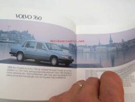 Volvo 1988 mallisto -myyntiesite, ruotsinkielinen