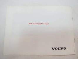 Volvo 1988 mallisto -myyntiesite, ruotsinkielinen