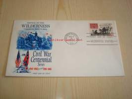 USA:n sisällissota ensipäiväkuori FDC 1964 USA