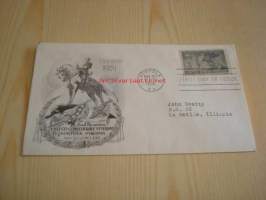 USA:n sisällissota ensipäiväkuori FDC 1951 USA