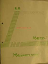 Kawasaki 550 Jet Ski 1987 owner´s manual -käyttöohjekirja