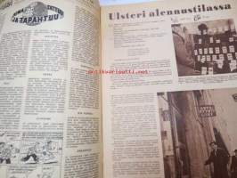 Seura 1957 nr 8, ilmestynyt 20.2.1957, sis. mm. seur. artikkelit / kuvat / mainokset; Tavataan Salpausselällä!, Ulsteri alennustilassa, Kauko Käyhkö kaukomailla