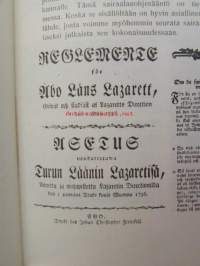 Turun lääninsairaalan vaiheita 1756-1856 - ensimmäiset  100 vuotta