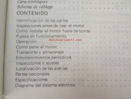 Honda Outboard Motor 75-100 Owners Manual 1982 -omistajan käsikirja