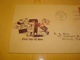 Constitution Stamp 1787-1937 USA ensipäiväkuori FDC