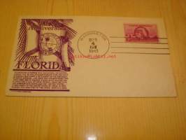 Florida 1945 ensipäiväkuori FDC USA