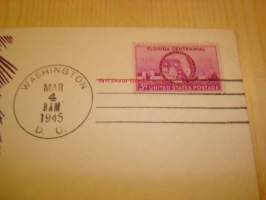 Florida 1945 ensipäiväkuori FDC USA