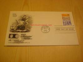 Christopher Columbus 500th Anniversary 1992 ensipäiväkuori FDC USA