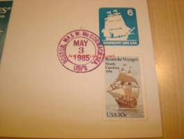 U.S.S. Constitution &quot;Old Ironsides&quot; 1985 ensipäiväkuori FDC USA