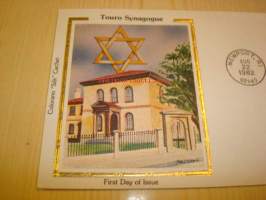 Touro Synagogue 1982 ensipäiväkuori FDC USA