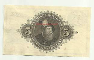 Ruotsi 5 kruunua  1974  seteli