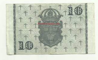 Ruotsi 10 kruunua 1955 seteli
