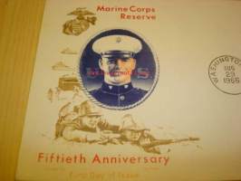 Marine Corps Reserve 1966 USA ensipäiväkuori FDC