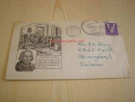 Christopher Columbus 1943 USA ensipäiväkuori FDC