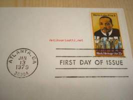 Martin Luther King Jr. 1979 USA ensipäiväkuori FDC Nobelin rauhanpalkinto