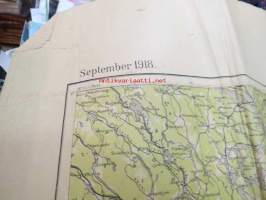 Wiborg - Schlüssleburg (Viipuri - Pähkinälinna) September 1918 - Herausgegeben von der Kartogr. Abteilung der Kgl. Preuss. Landesaufnahme. 1918 - saksalainen
