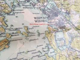 Wiipurin lääni IV: U. Wiipuri -kartta vuodelta 1930