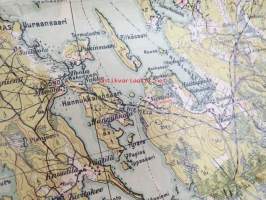 Wiipurin lääni IV: U. Wiipuri -kartta vuodelta 1930