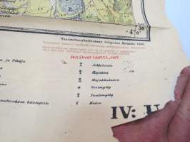 Wiipurin lääni IV: U. Wiipuri -kartta vuodelta 1930