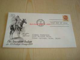 American Indian The Appeal to the Great Spirit 1978 USA ensipäiväkuori FDC Indian Head Penny