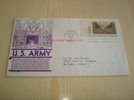 WWII 2. maailmansota U.S. Army 1945 USA ensipäiväkuori FDC