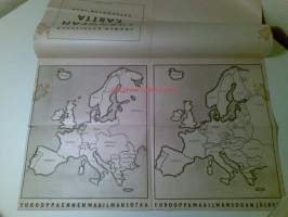 Suomen Kuvalehden Euroopan kartta syyskuussa 1939