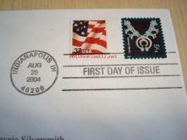 American Indian Navajo hopeaseppä Bai-De-Schluch-A-Ichin 2004 USA ensipäiväkuori FDC tätä kuorta tehty vain 5 kpl ja tämä on numero 5/5