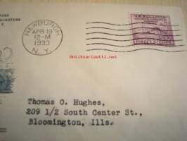 Presidentti George Washington 1933 USA ensipäiväkuori FDC